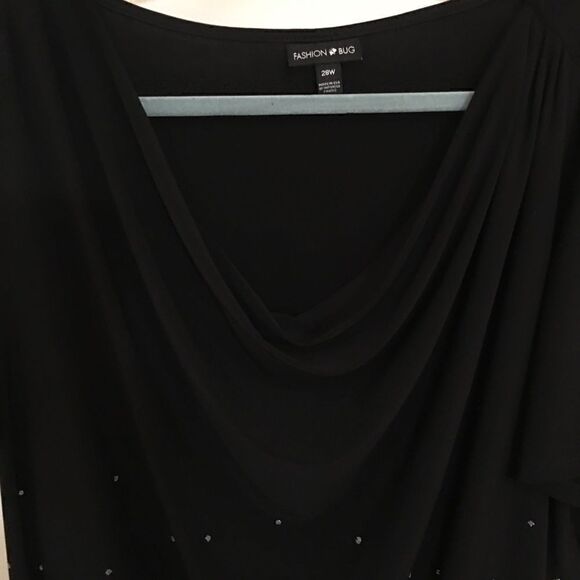 Gorgeous Silky spandex top with sparkle beading - Picture 6 of 6